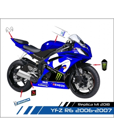 REPLICA MOTOGP M1 2018 - R6 2006-2007